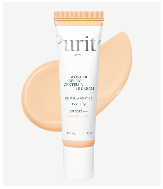 Purito Wonder Releaf Centella BB Cream SPF30 PA+++ 30ml Light Beige nr.13