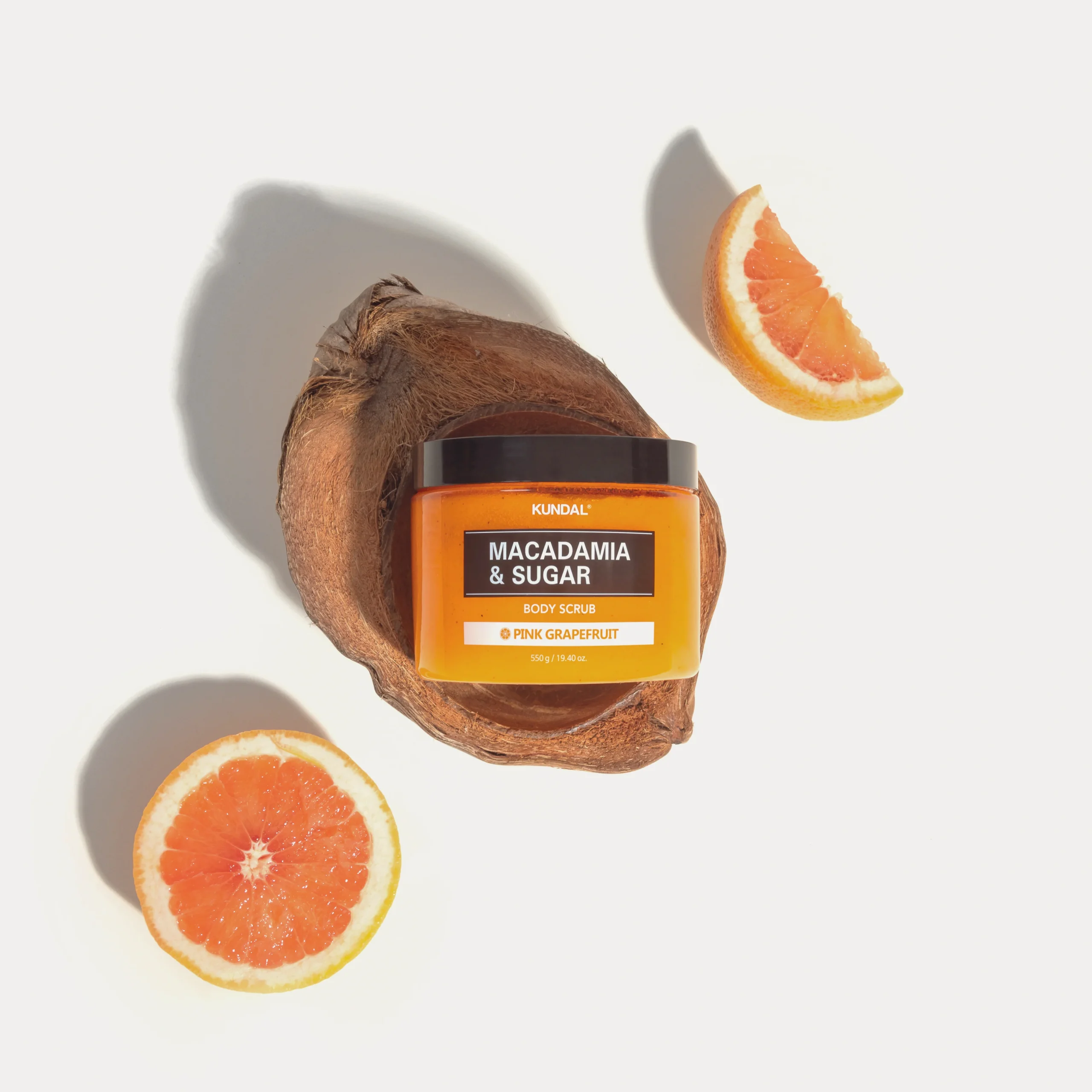 KUNDAL Macadamia & Sugar Body Scrub 550gr