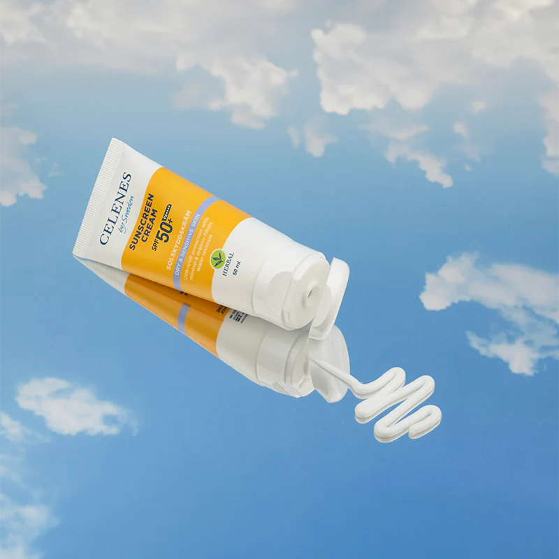 CELENES by Sweden Sunscreen Cream SPF50+ (Dry & Sensitive Skin) (50ml)