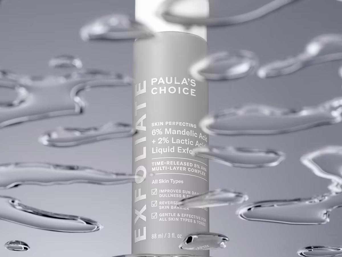 Paula's Choice 6% Mandelic + 2% Lactic Acid AHA Liquid Exfoliant 88ml Paula's Choice 6% Mandelic + 2% Lactic Acid AHA Liquid Exfoliant 88ml