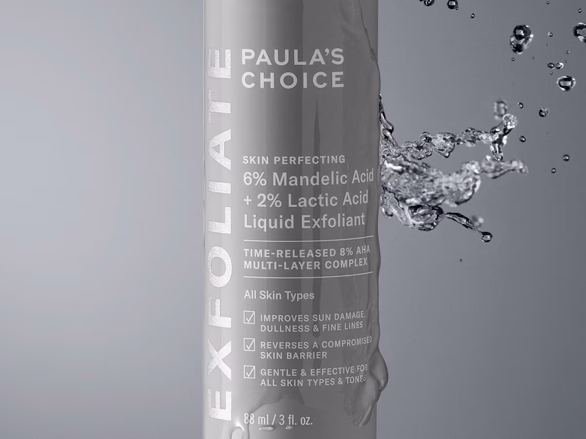 Paula's Choice 6% Mandelic + 2% Lactic Acid AHA Liquid Exfoliant 88ml Paula's Choice 6% Mandelic + 2% Lactic Acid AHA Liquid Exfoliant 88ml