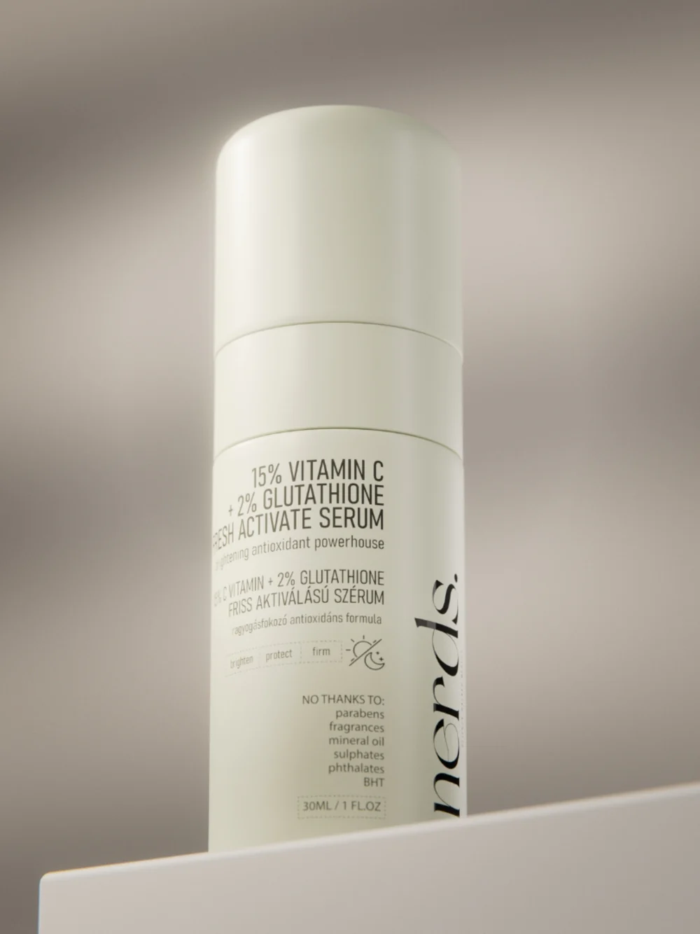 Nerds 15% Vitamin C + 2% Glutathione Fresh Active Serum 30ml