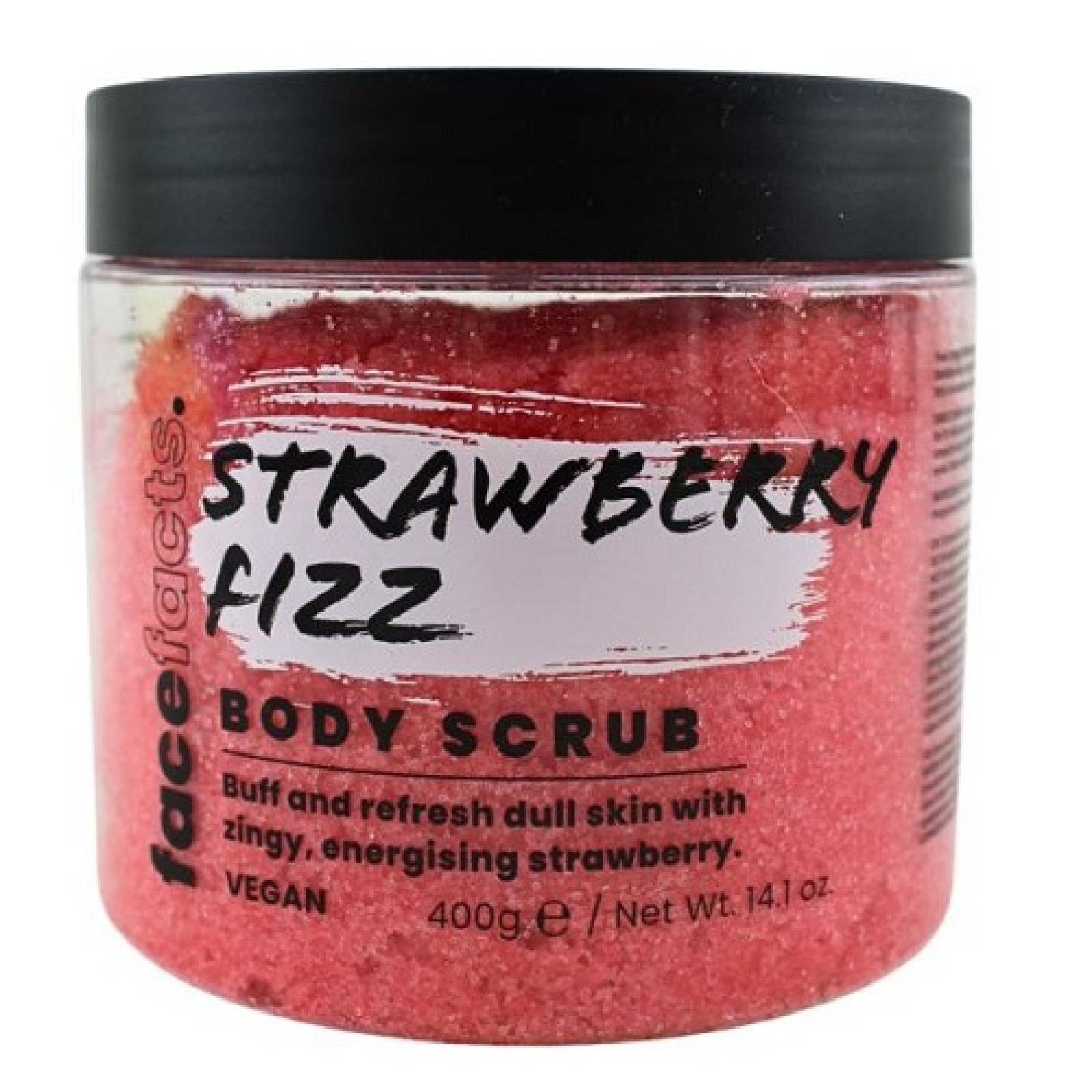 facefacts Strawberry Fizz Body Scrub 400gr