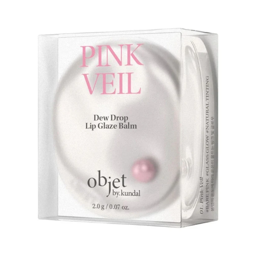 objetbyKundalDewDropLipGlazeBalm-PinkVeil