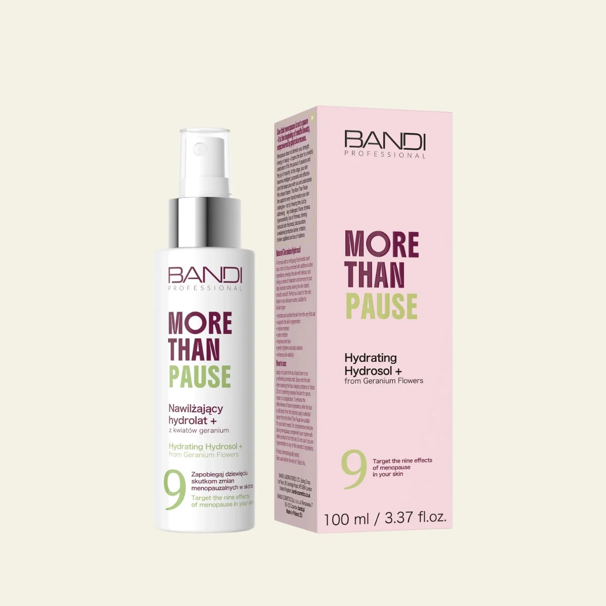 BANDI MORE THAN PAUSE Moisturizing Geranium Flower Hydrolate