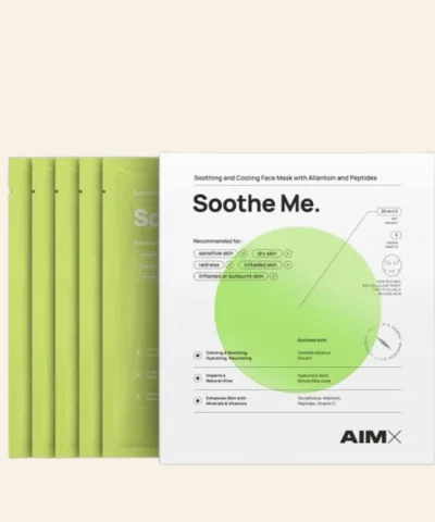 AIMX "Soothe Me" Soothing Sheet Mask With Peptides (1 copë)